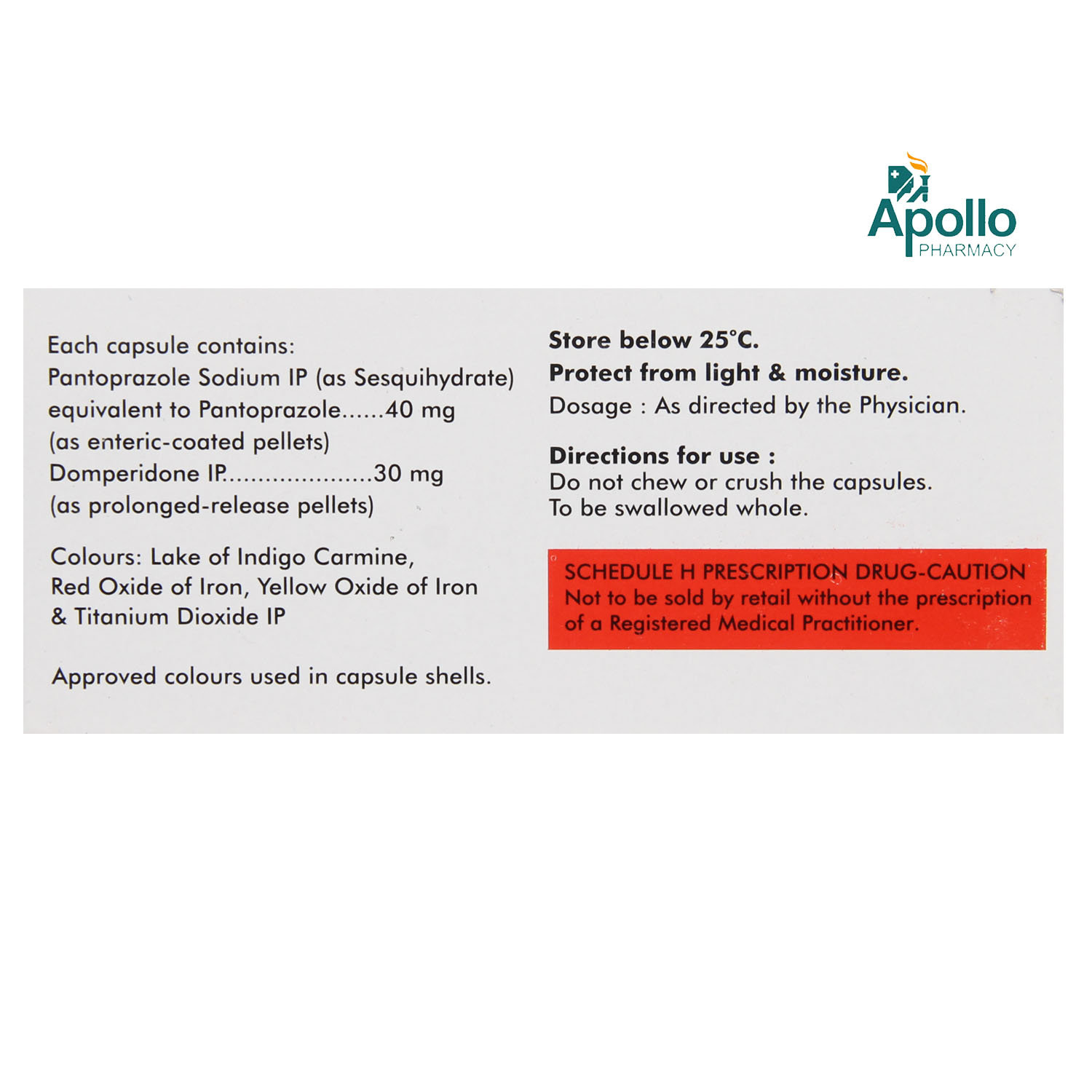 Pantocar-D Capsule 10's, Pack of 10 Pantocar-D Capsule 10's, Pack of 10