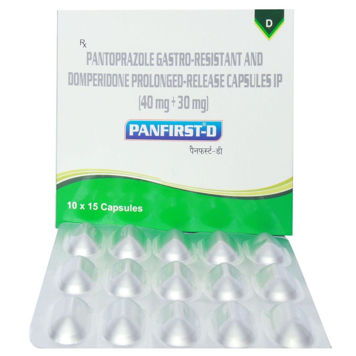 Panfirst-D 40 mg/30 mg Capsule 15's, Pack of 15 Panfirst-D 40 mg/30 mg Capsule 15's, Pack of 15