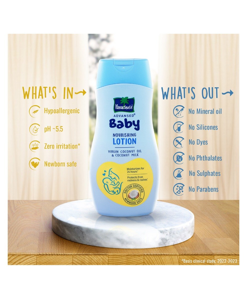 Parachute Advansed Baby Nourishing Lotion, 200 ml, Pack of 1 Parachute Advansed Baby Nourishing Lotion, 200 ml, Pack of 1