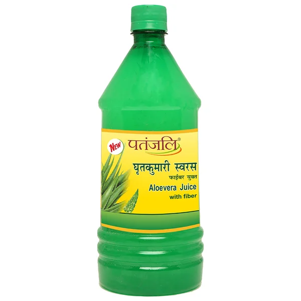Patanjali Aloe Vera Juice with Fiber, 1 Litre, Pack of 1