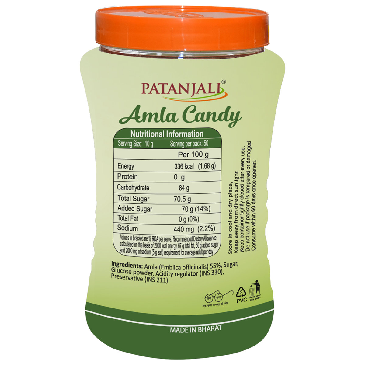 Patanjali Amla Candy, 500 gm, Pack of 1 Patanjali Amla Candy, 500 gm, Pack of 1