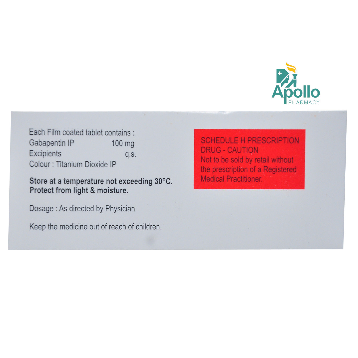 Pentanerv 100 Tablet 10's, Pack of 10 TABLETS Pentanerv 100 Tablet 10's, Pack of 10 TABLETS