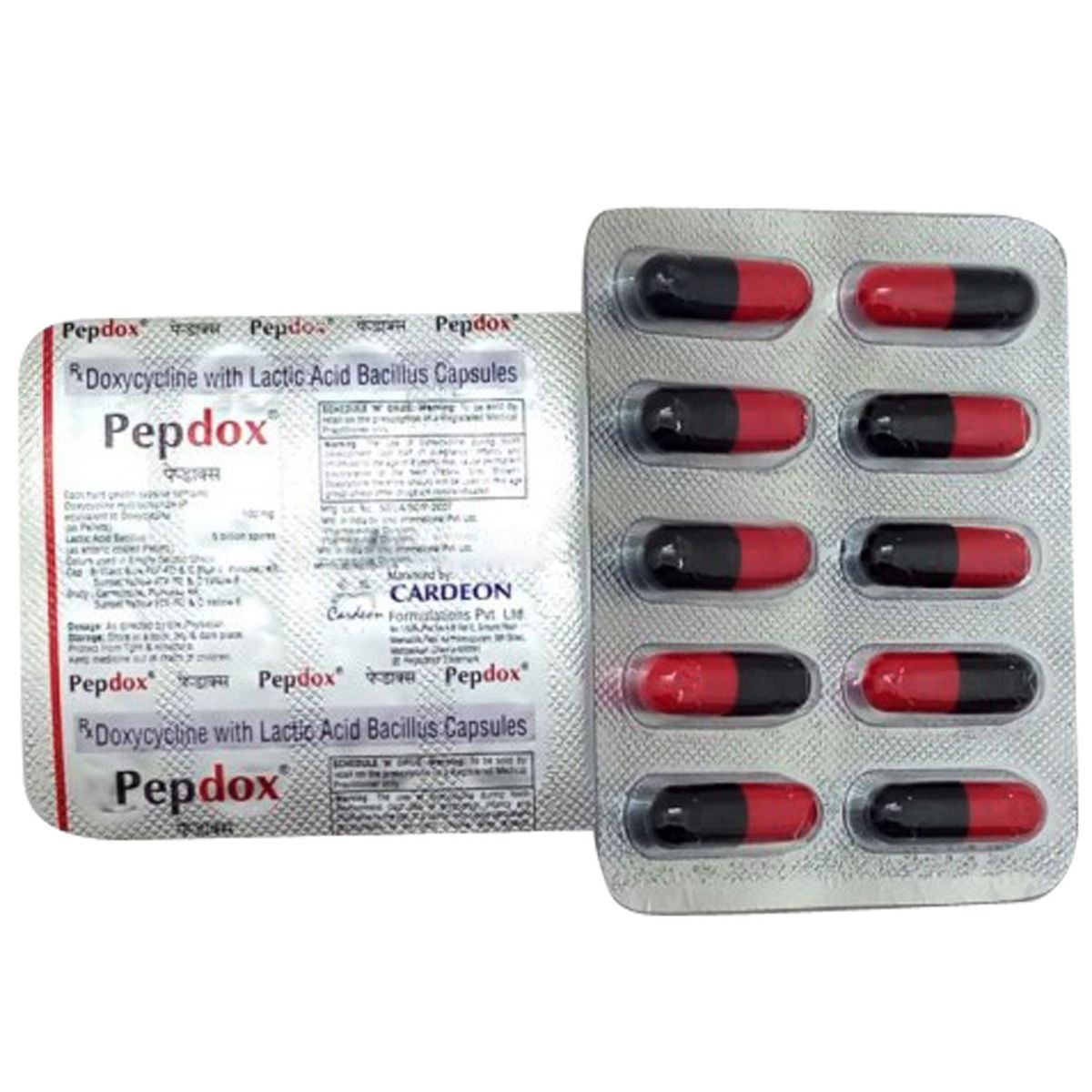 Buy Pepdox 100 Capsule 10's Online