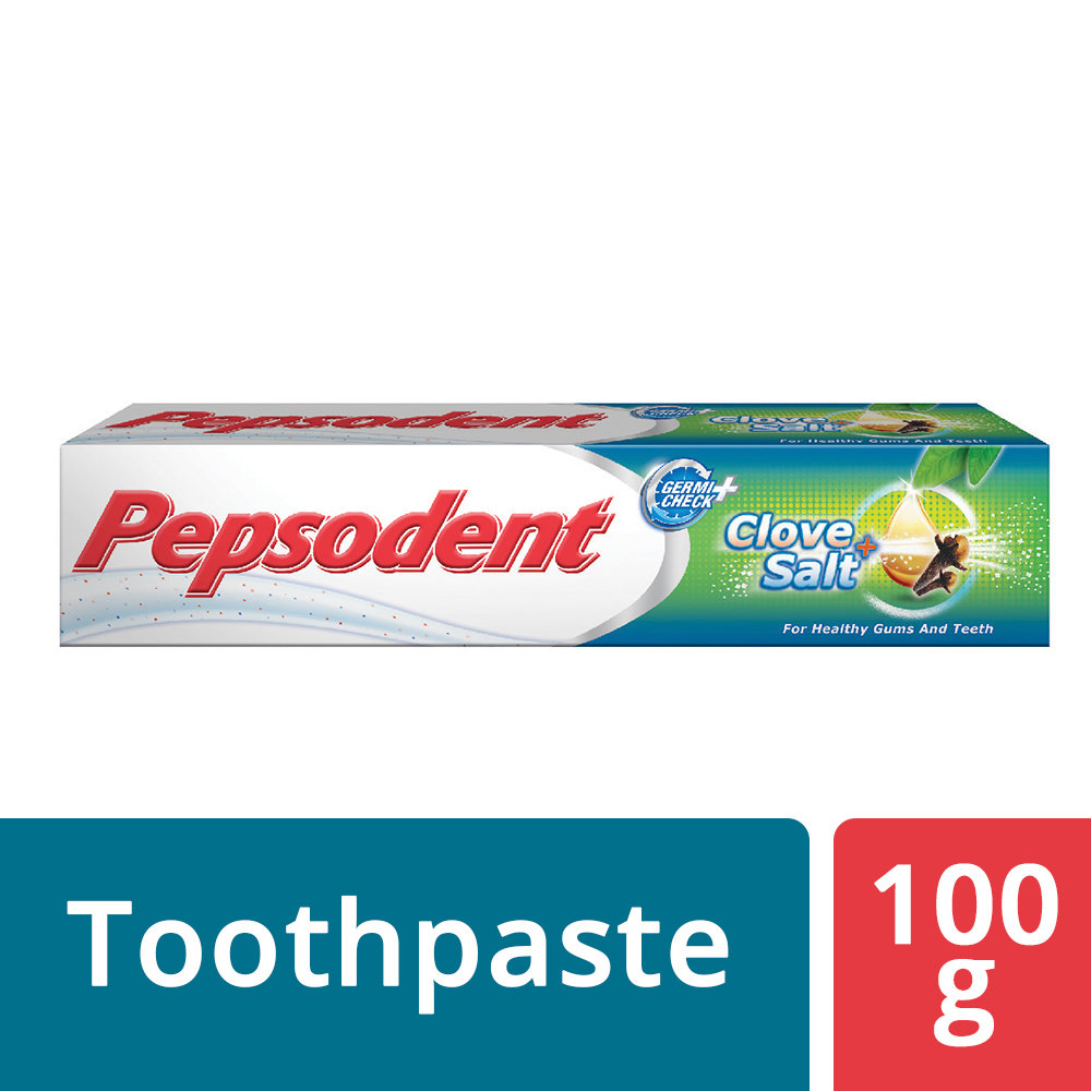 Pepsodent Germi Check+ Clove & Salt Toothpaste, 100 gm, Pack of 1 Pepsodent Germi Check+ Clove & Salt Toothpaste, 100 gm, Pack of 1
