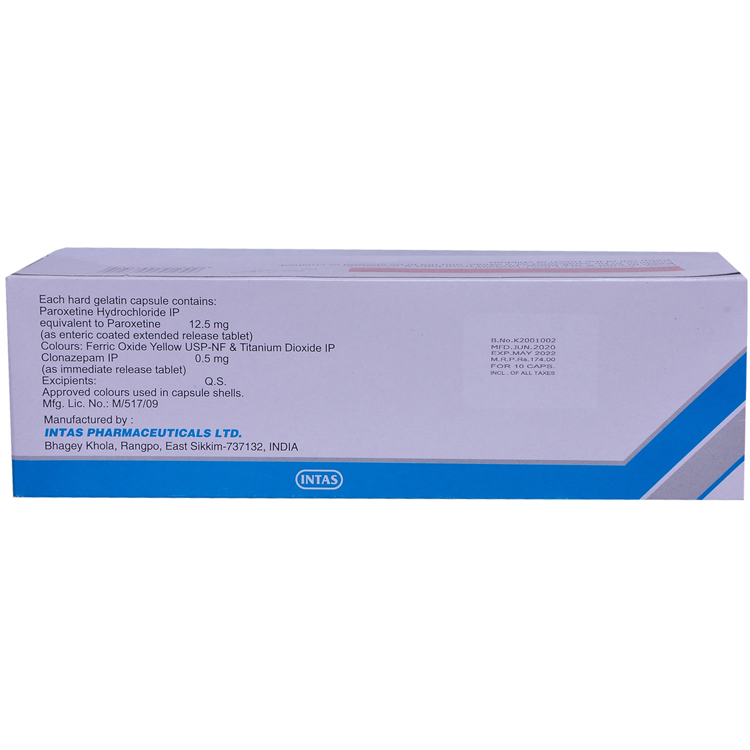 Pexep Plus 12.5 Capsule 10's, Pack of 10 CAPSULES Pexep Plus 12.5 Capsule 10's, Pack of 10 CAPSULES