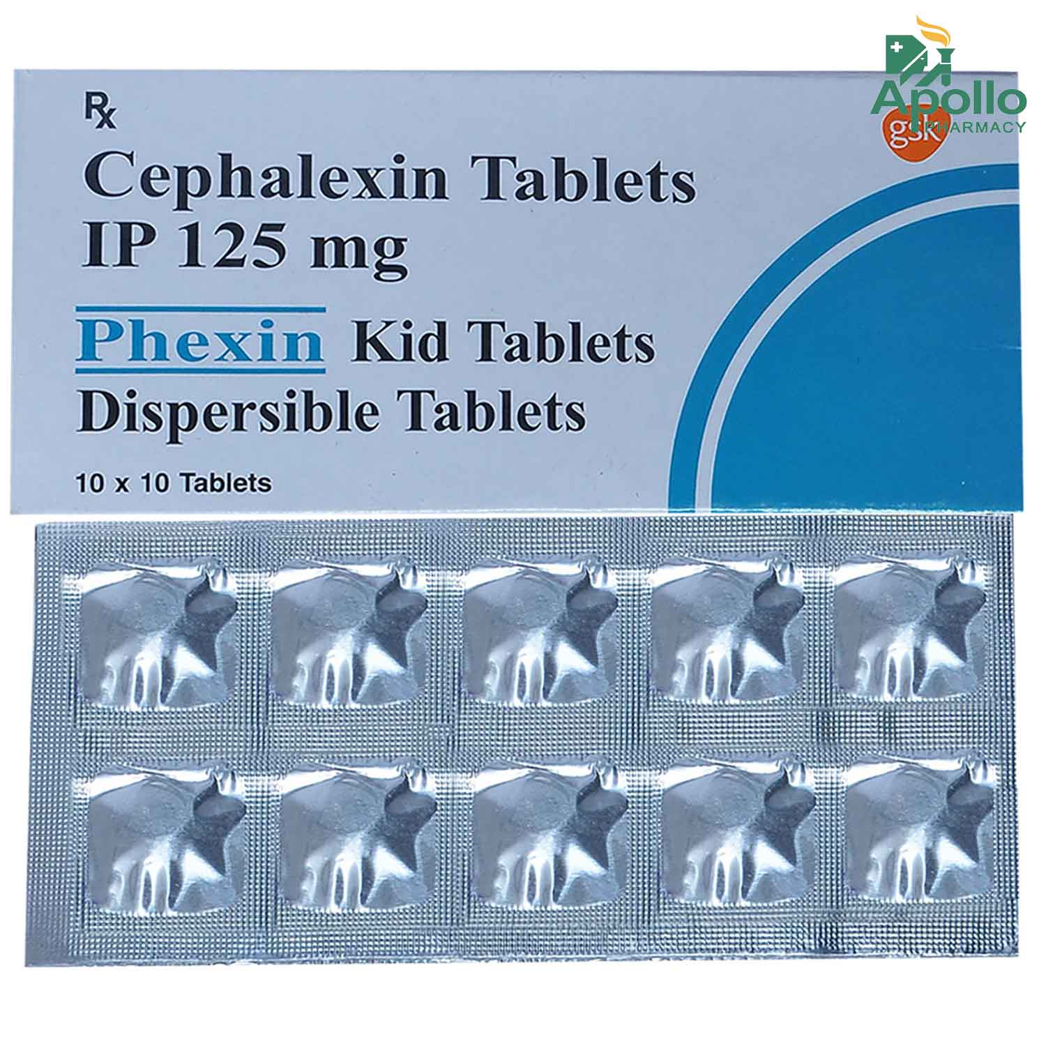 Buy PHEXIN KID 125MG TABLET Online