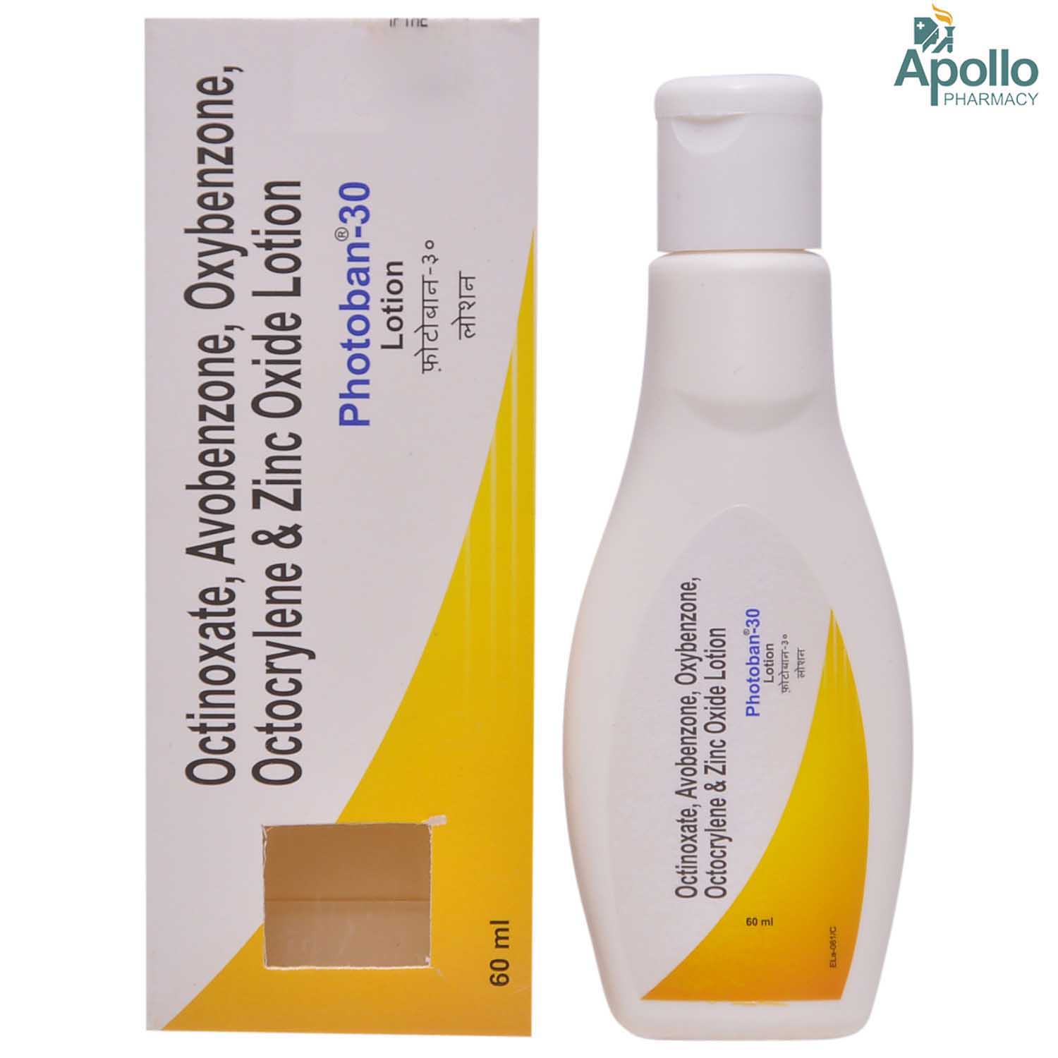Photoban 30 Lotion 60 ml, Pack of 1 Photoban 30 Lotion 60 ml, Pack of 1