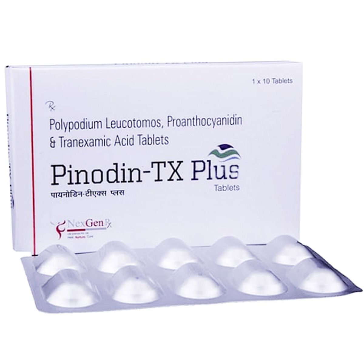 Buy Pinodin TX Plus Tablet 10's Online