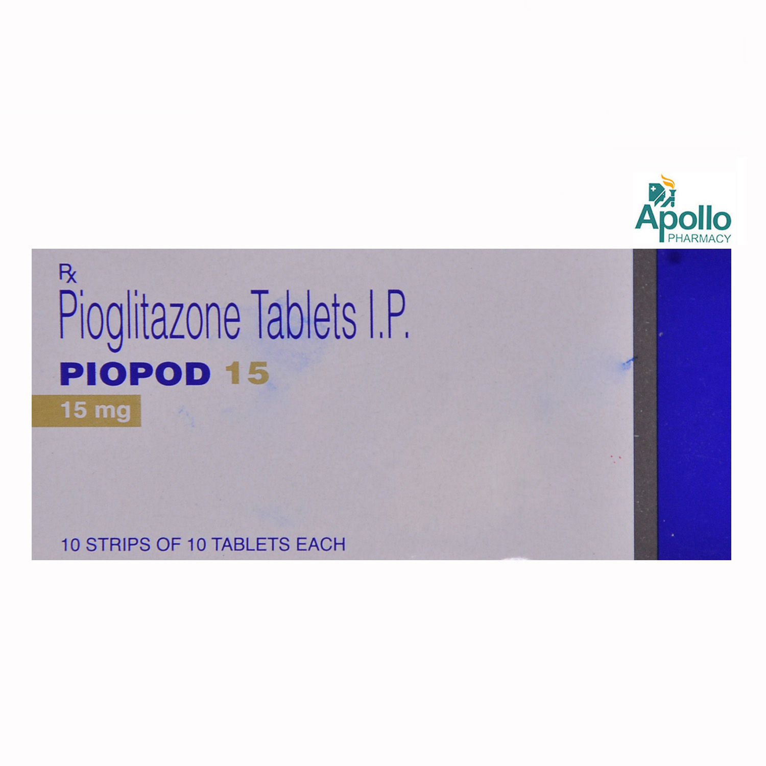 Buy PIOPOD 15MG TABLET Online