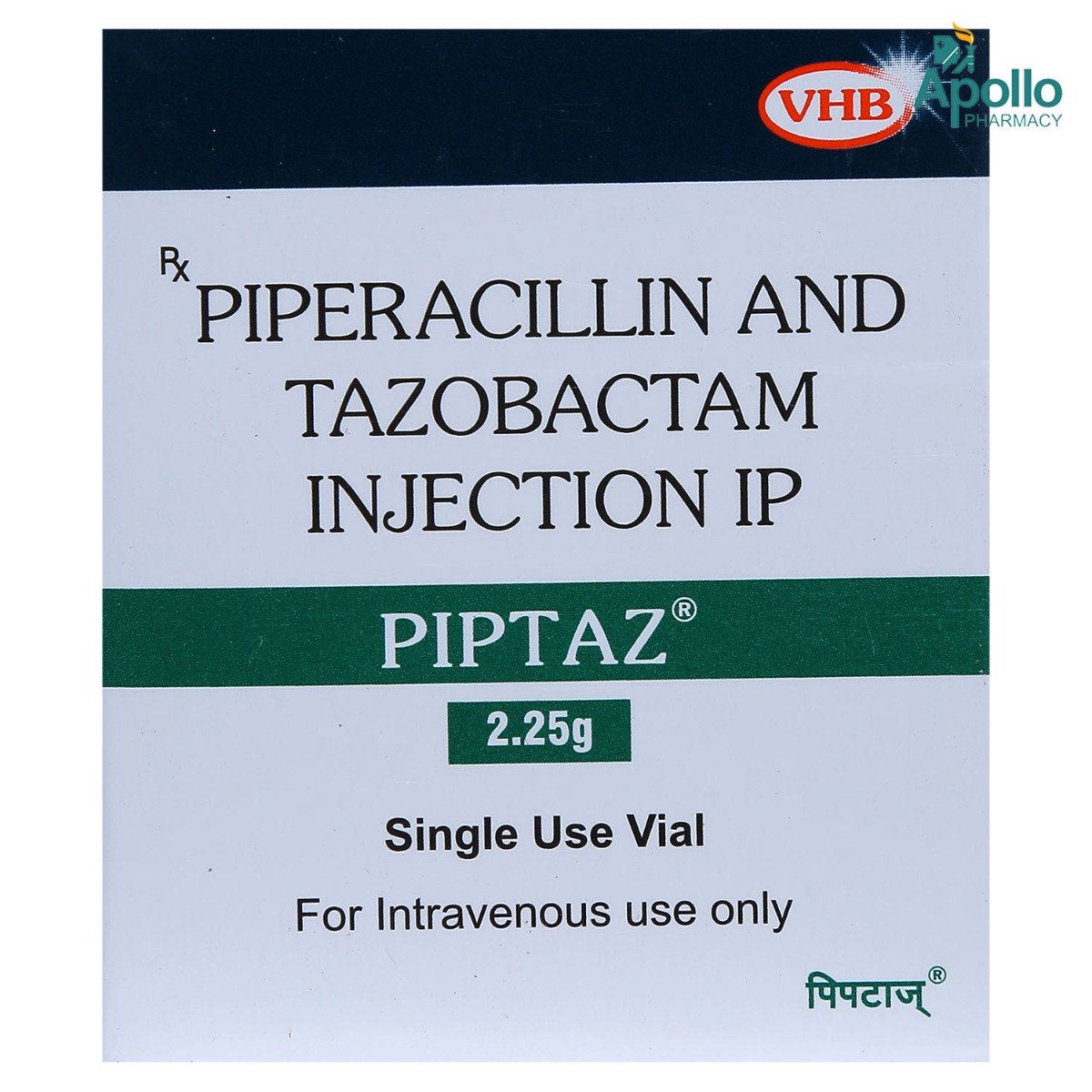 Piptaz 2.25 gm Injection 1's, Pack of 1 Injection Piptaz 2.25 gm Injection 1's, Pack of 1 Injection
