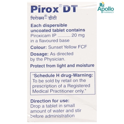 PIROX DISTAB 20MG TABLET, Pack of 10 TABLETS