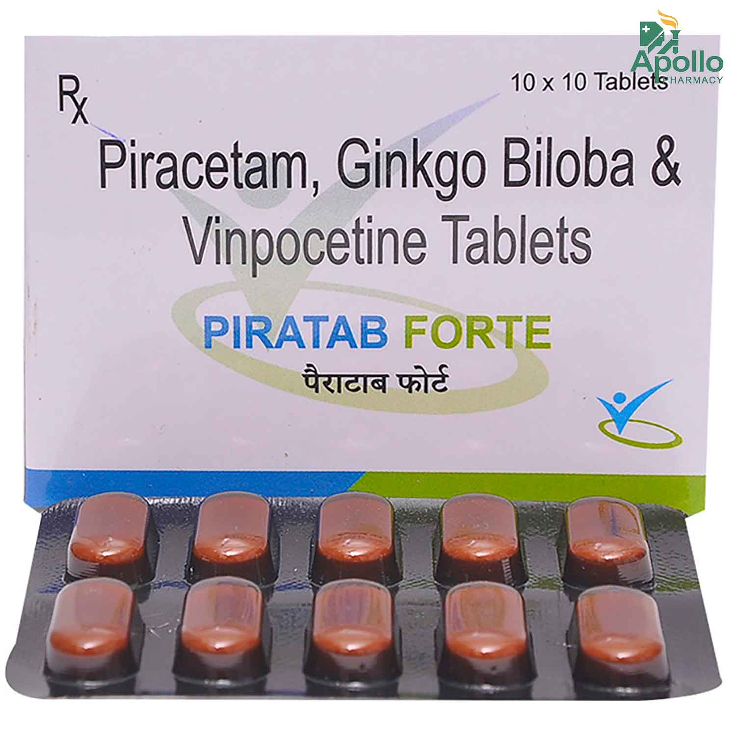 Piratab Forte Tablet 10's, Pack of 10 TABLETS Piratab Forte Tablet 10's, Pack of 10 TABLETS