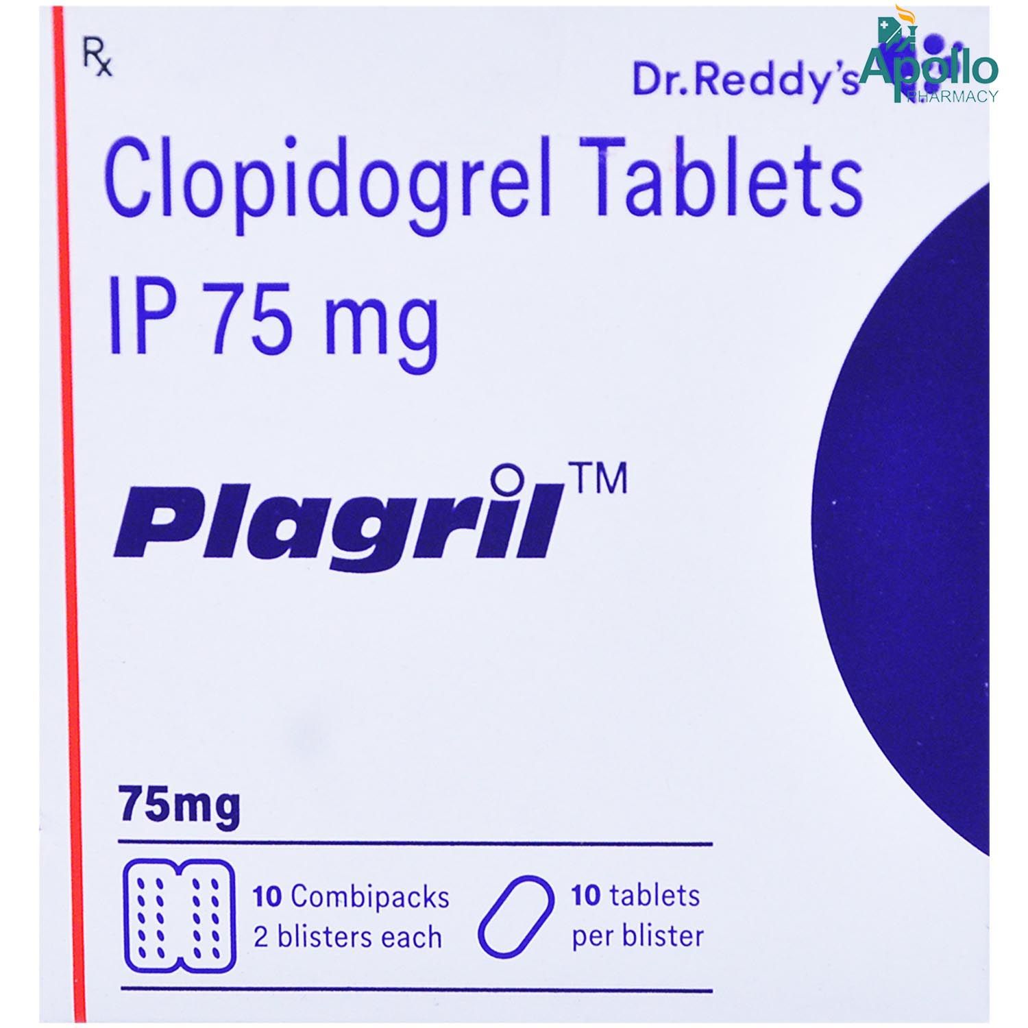 Buy Plagril Tablet 10's Online