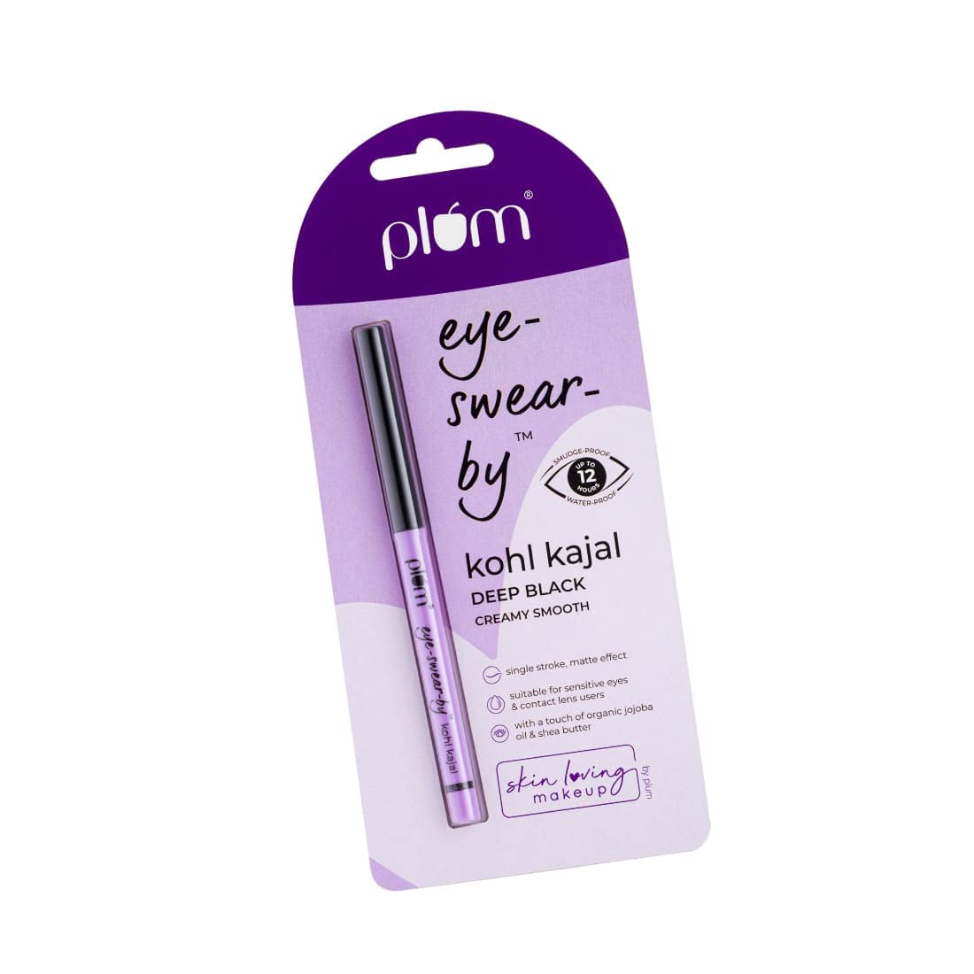 Plum Eye-Swear by Kohl Kajal Deep Black, 0.35 gm, Pack of 1 Plum Eye-Swear by Kohl Kajal Deep Black, 0.35 gm, Pack of 1