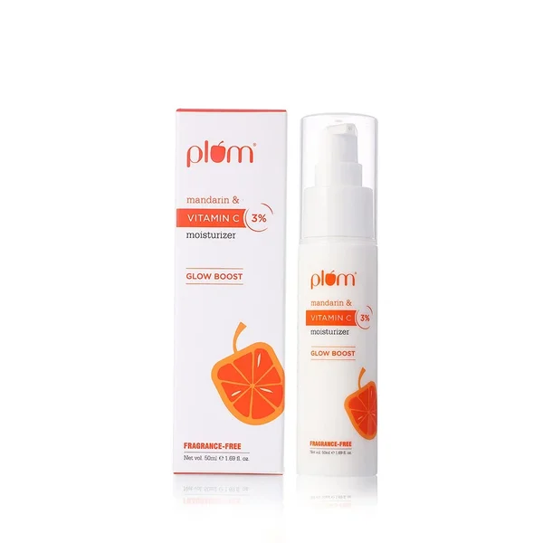 Plum 3% Vitamin C Moisturizer with Mandarin, 50 ml, Pack of 1