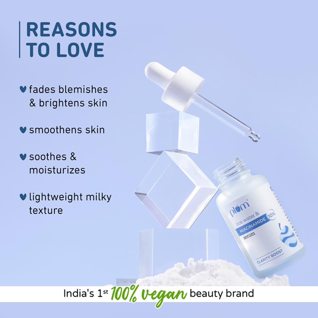 Plum Rice Water & 10% Niacinamide Serum, 15 ml, Pack of 1 Plum Rice Water & 10% Niacinamide Serum, 15 ml, Pack of 1