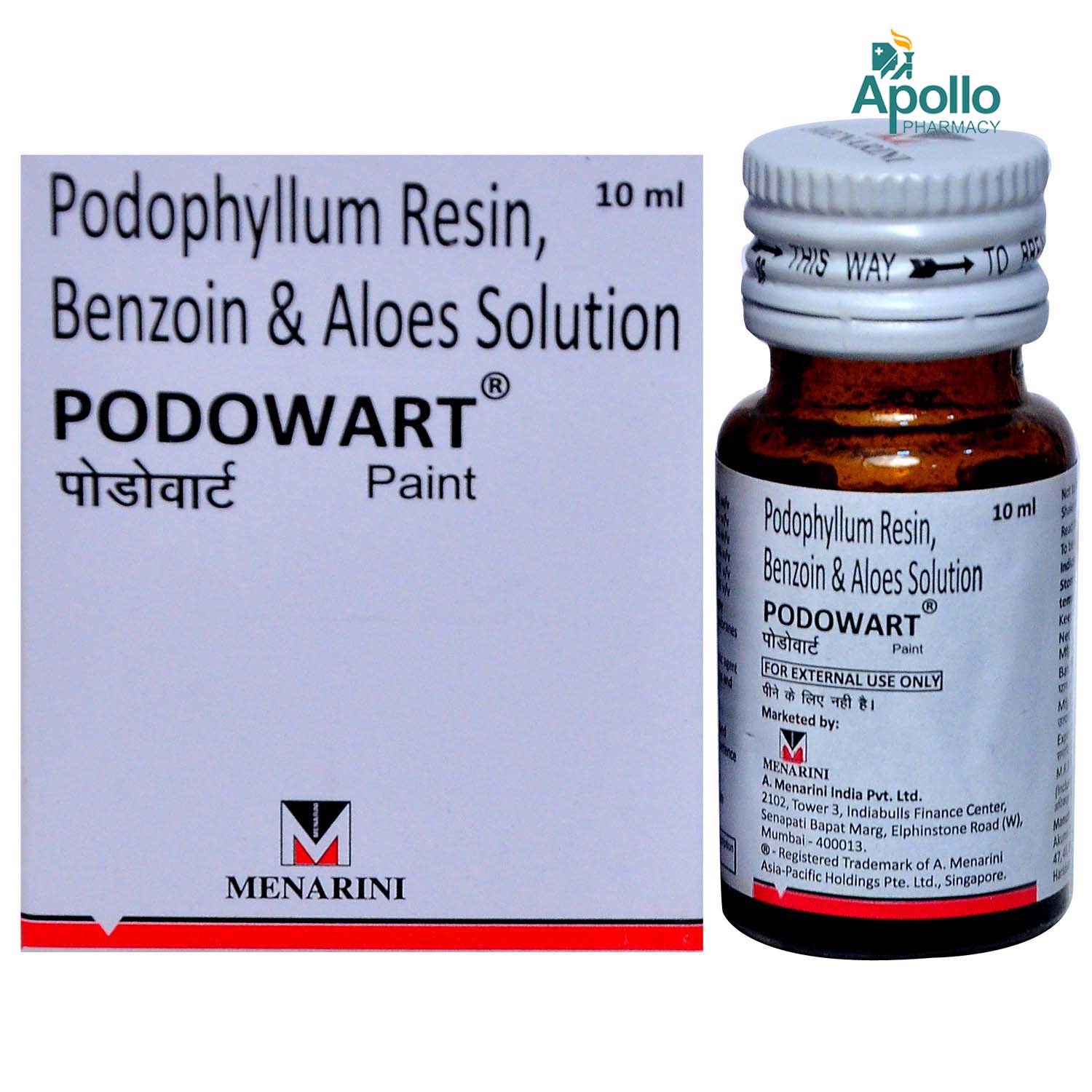 Podowart Paint 10 ml, Pack of 1 Podowart Paint 10 ml, Pack of 1
