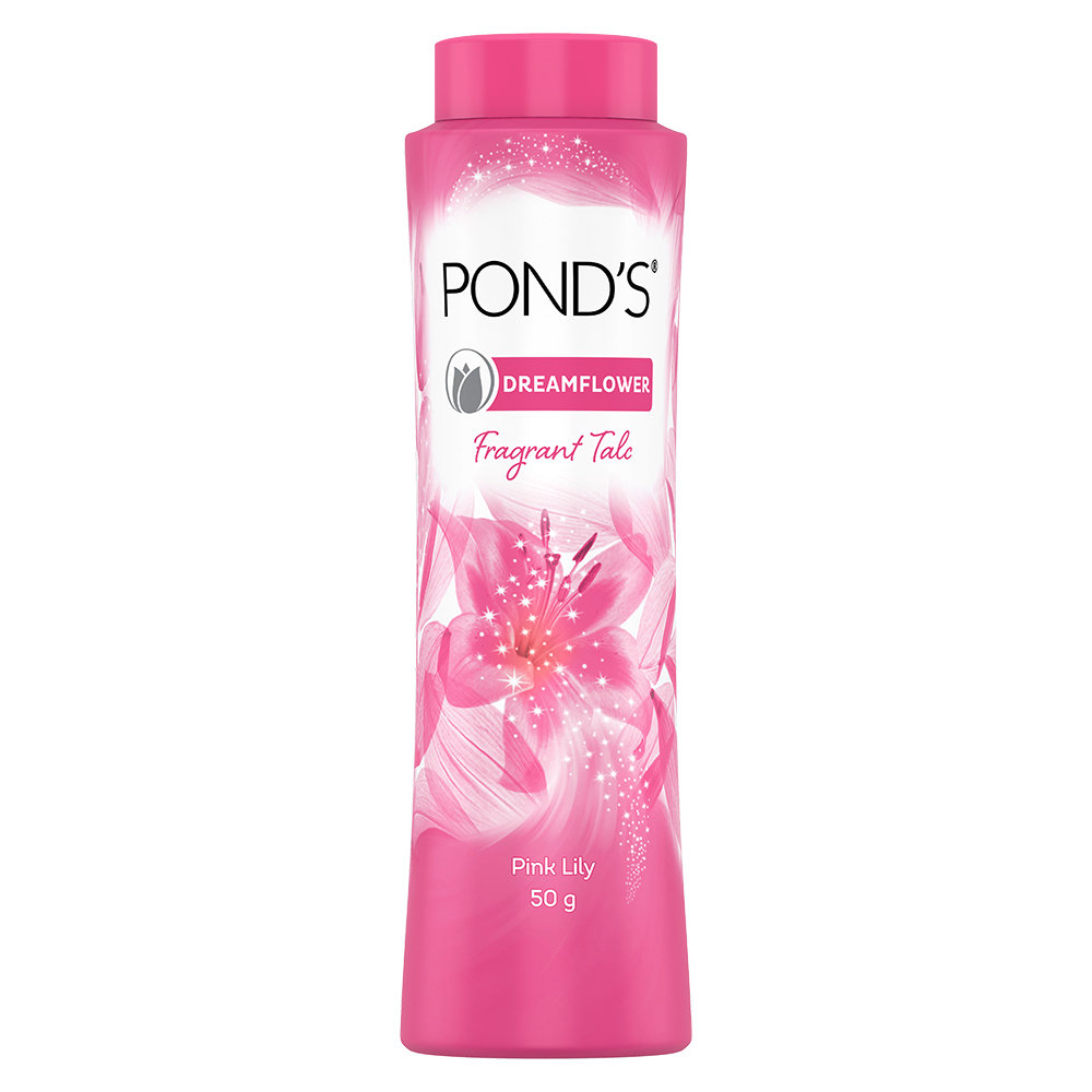 Pond's Dreamflower Fragrant Pink Lily Talc Powder 50 gm | Reduce Sweat | Controls Body Odour With Pink Lily Fragrance, Pack of 1 Pond's Dreamflower Fragrant Pink Lily Talc Powder 50 gm | Reduce Sweat | Controls Body Odour With Pink Lily Fragrance, Pack of 1