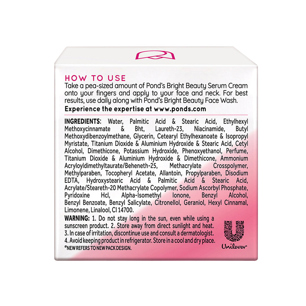 Pond's Bright Beauty Spot-less Glow SPF 15 PA++ Serum Cream, 35 gm, Pack of 1 Pond's Bright Beauty Spot-less Glow SPF 15 PA++ Serum Cream, 35 gm, Pack of 1