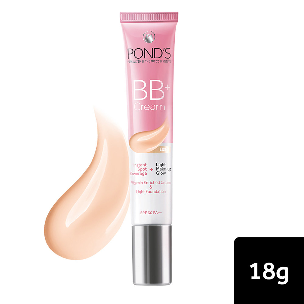 Pond's BB+ SPF 30 PA++ Ivory Cream, 18 gm, Pack of 1 Pond's BB+ SPF 30 PA++ Ivory Cream, 18 gm, Pack of 1