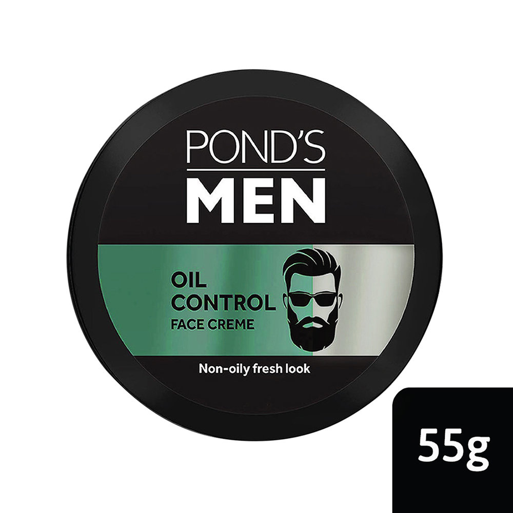Pond's Men Oil Control Face Creme 55 gm | With Vitani B3+ | Reduces Excess Oil | Moisturises Skin | For Oil Free Skin | Non Oily & Non Sticky, Pack of 1 Pond's Men Oil Control Face Creme 55 gm | With Vitani B3+ | Reduces Excess Oil | Moisturises Skin | For Oil Free Skin | Non Oily & Non Sticky, Pack of 1