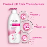 Pond's Triple Vitamin Moisturising Body Lotion, 600 ml, Pack of 1