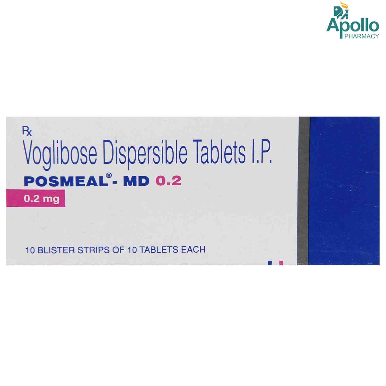 POSMEAL MD 0.2MG TABLET, Pack of 10 TABLETS POSMEAL MD 0.2MG TABLET, Pack of 10 TABLETS
