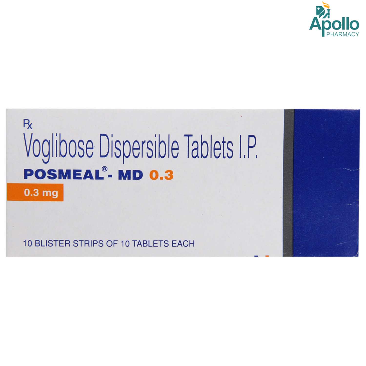 Posmeal MD 0.3 Tablet 10's, Pack of 10 TABLETS Posmeal MD 0.3 Tablet 10's, Pack of 10 TABLETS