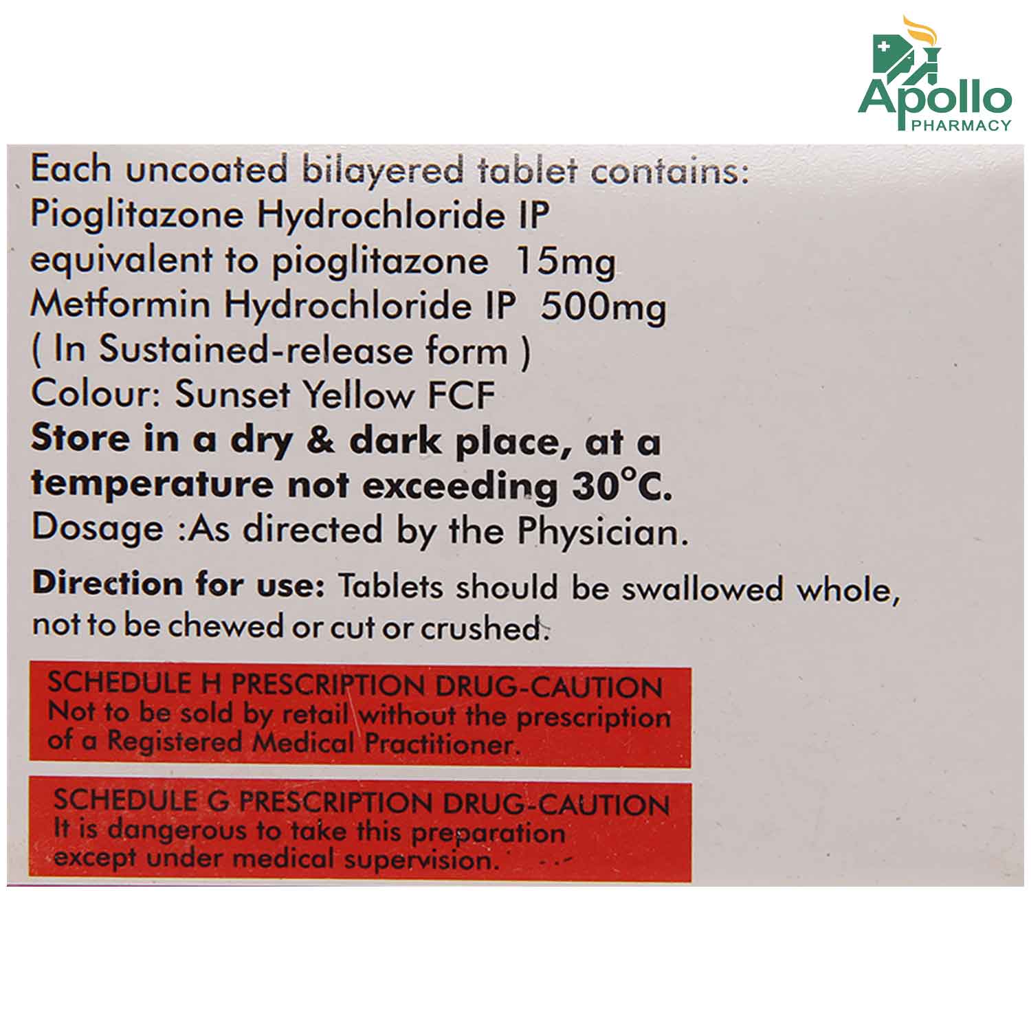 Posinorm M 15 Tablet 10's, Pack of 10 TabletS Posinorm M 15 Tablet 10's, Pack of 10 TabletS