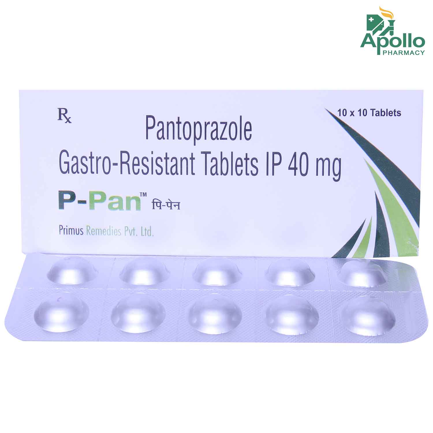 Ppan 40 mg Tablet 10's, Pack of 10 TABLETS Ppan 40 mg Tablet 10's, Pack of 10 TABLETS