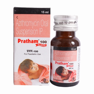 Pratham 100 mg Suspension 15 ml, Pack of 1 Liquid