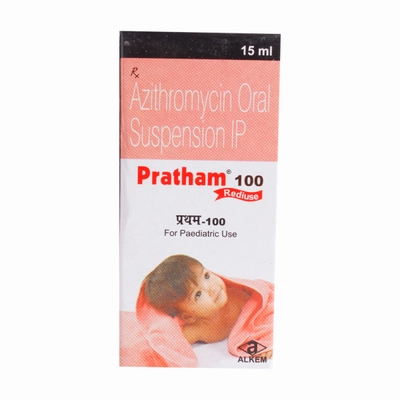 Pratham 100 mg Suspension 15 ml, Pack of 1 Liquid