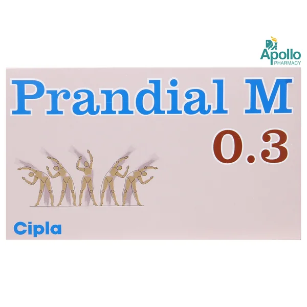 Prandial M 0.3 Tablet 10's, Pack of 10