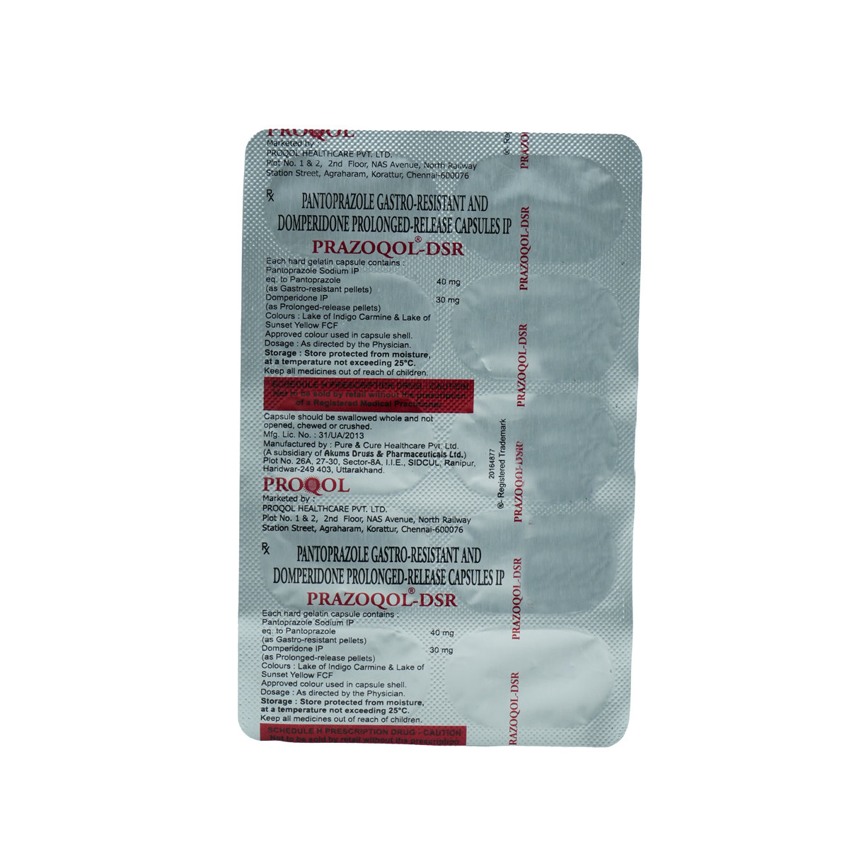 Prazoqol DSR Capsule 10's, Pack of 10 CapsuleS Prazoqol DSR Capsule 10's, Pack of 10 CapsuleS