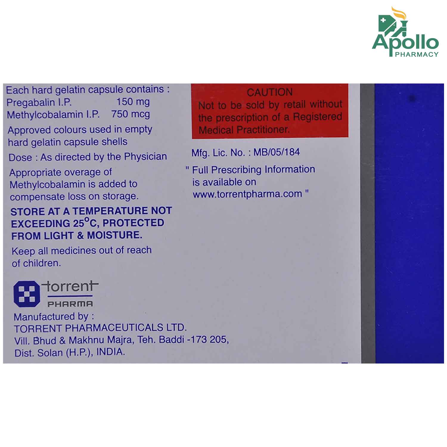 Pregeb M 150 Capsule 10's, Pack of 10 Pregeb M 150 Capsule 10's, Pack of 10