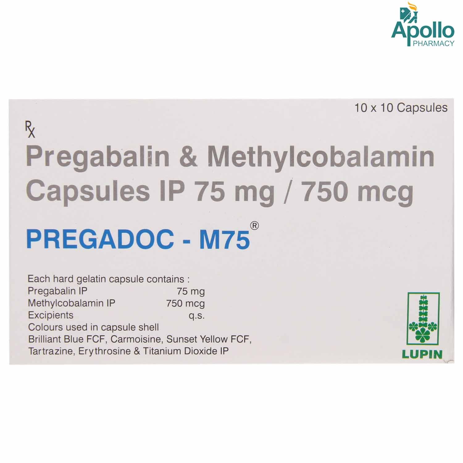 Pregadoc - M75 Capsule 10's, Pack of 10 Pregadoc - M75 Capsule 10's, Pack of 10