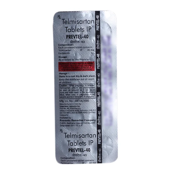 Prevtel 40 mg Tablet 10's, Pack of 10 TabletS