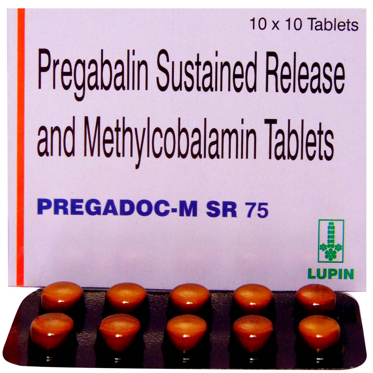 Pregadoc-M SR 75 Tablet 10's, Pack of 10 Pregadoc-M SR 75 Tablet 10's, Pack of 10