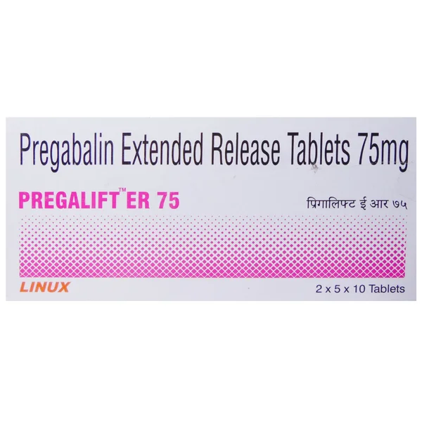 Pregalift ER 75 Tablet 10's, Pack of 10 TabletS