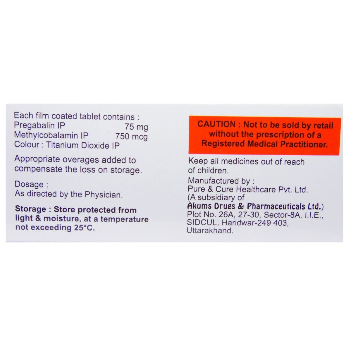 Pregaleo M Tablet 10's, Pack of 10 Pregaleo M Tablet 10's, Pack of 10