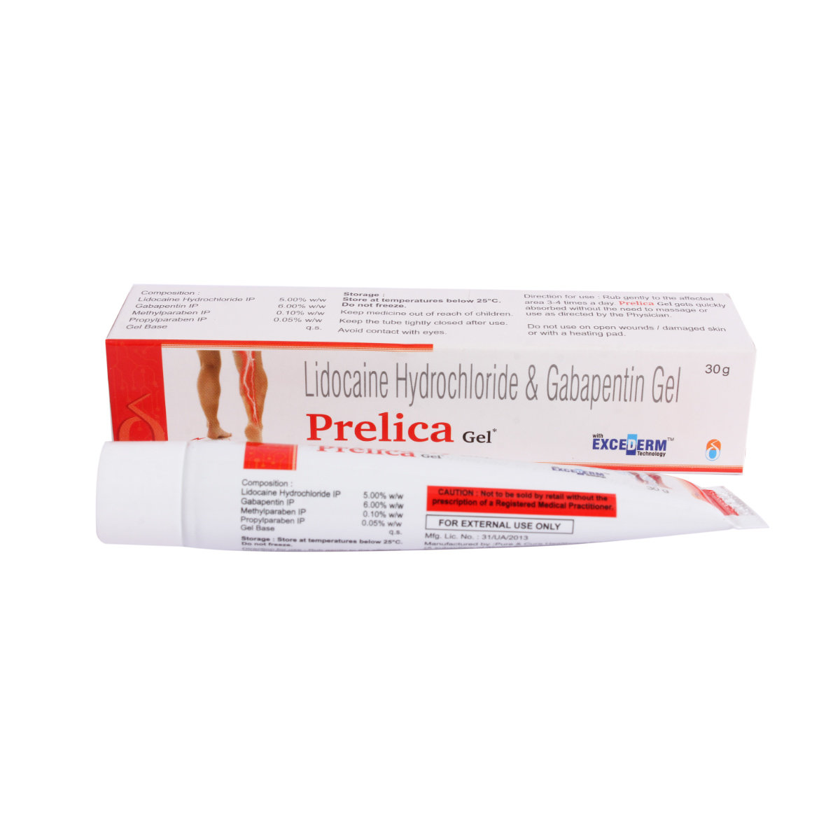 Prelica Gel 30gm, Pack of 1 Gel Prelica Gel 30gm, Pack of 1 Gel