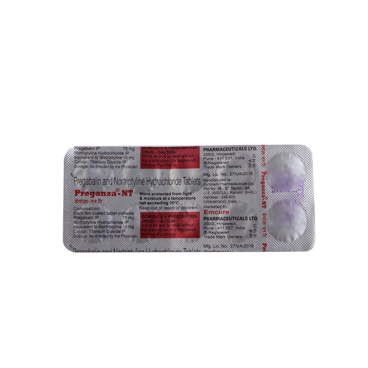 Preganza-NT Tablet 10's, Pack of 10 Preganza-NT Tablet 10's, Pack of 10