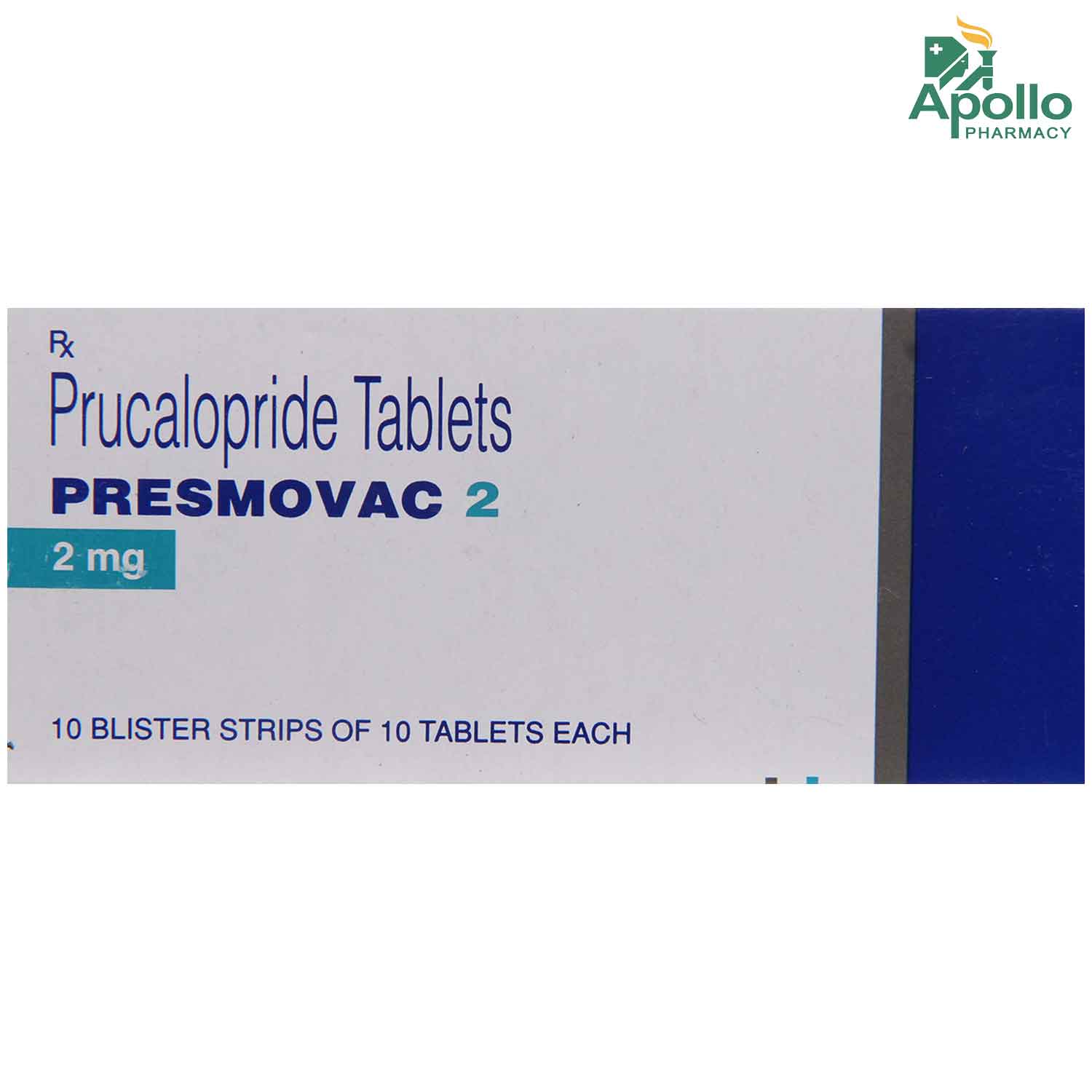 Buy PRESMOVAC 2MG TABLET 10'S Online