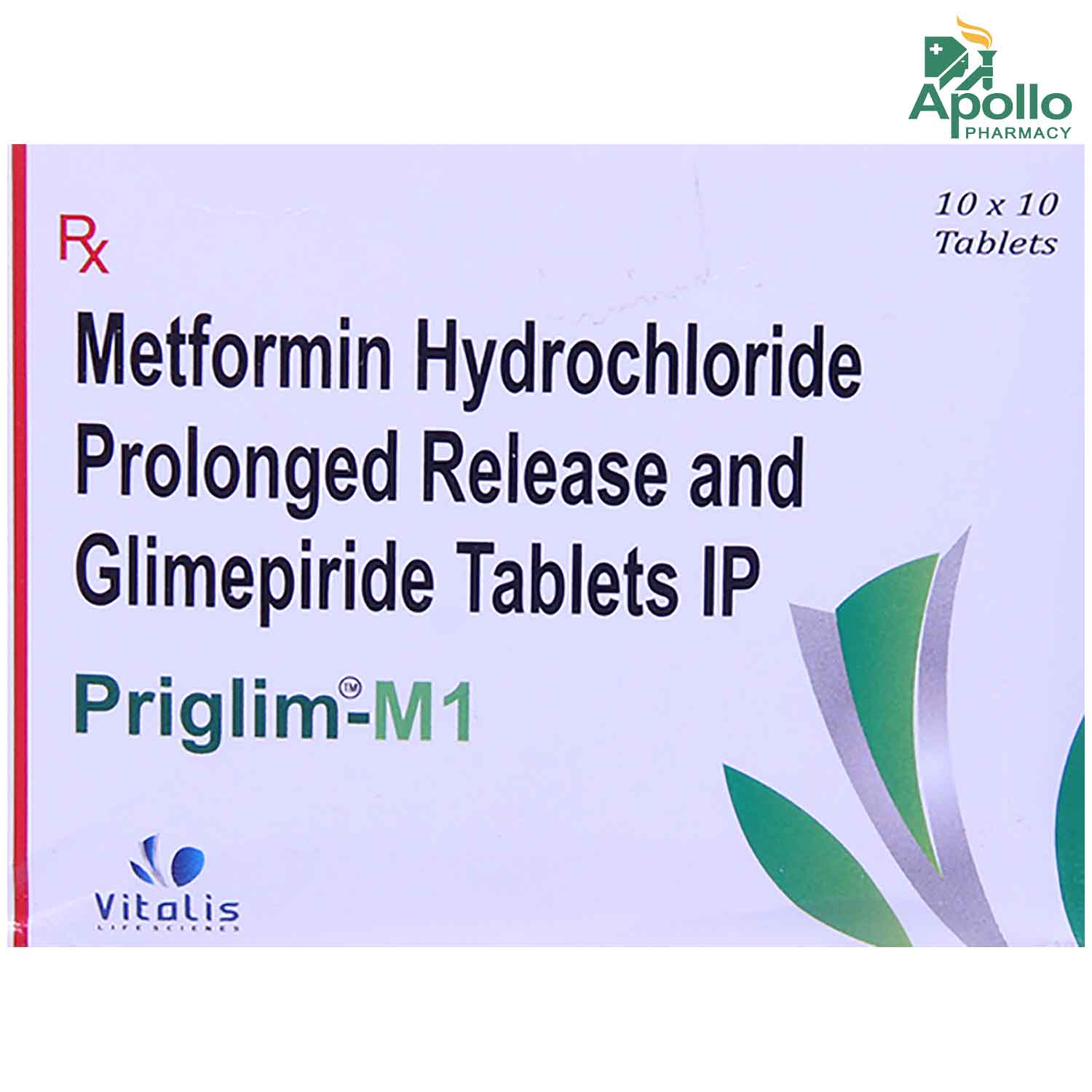 Priglim M1 Tablet 10's, Pack of 10 TABLETS Priglim M1 Tablet 10's, Pack of 10 TABLETS