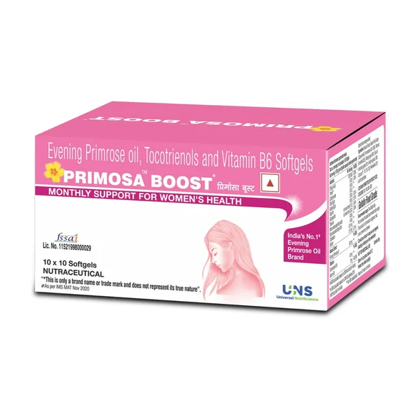 Primosa Boost Softgel Capsule 10's, Pack of 10 CapsuleS