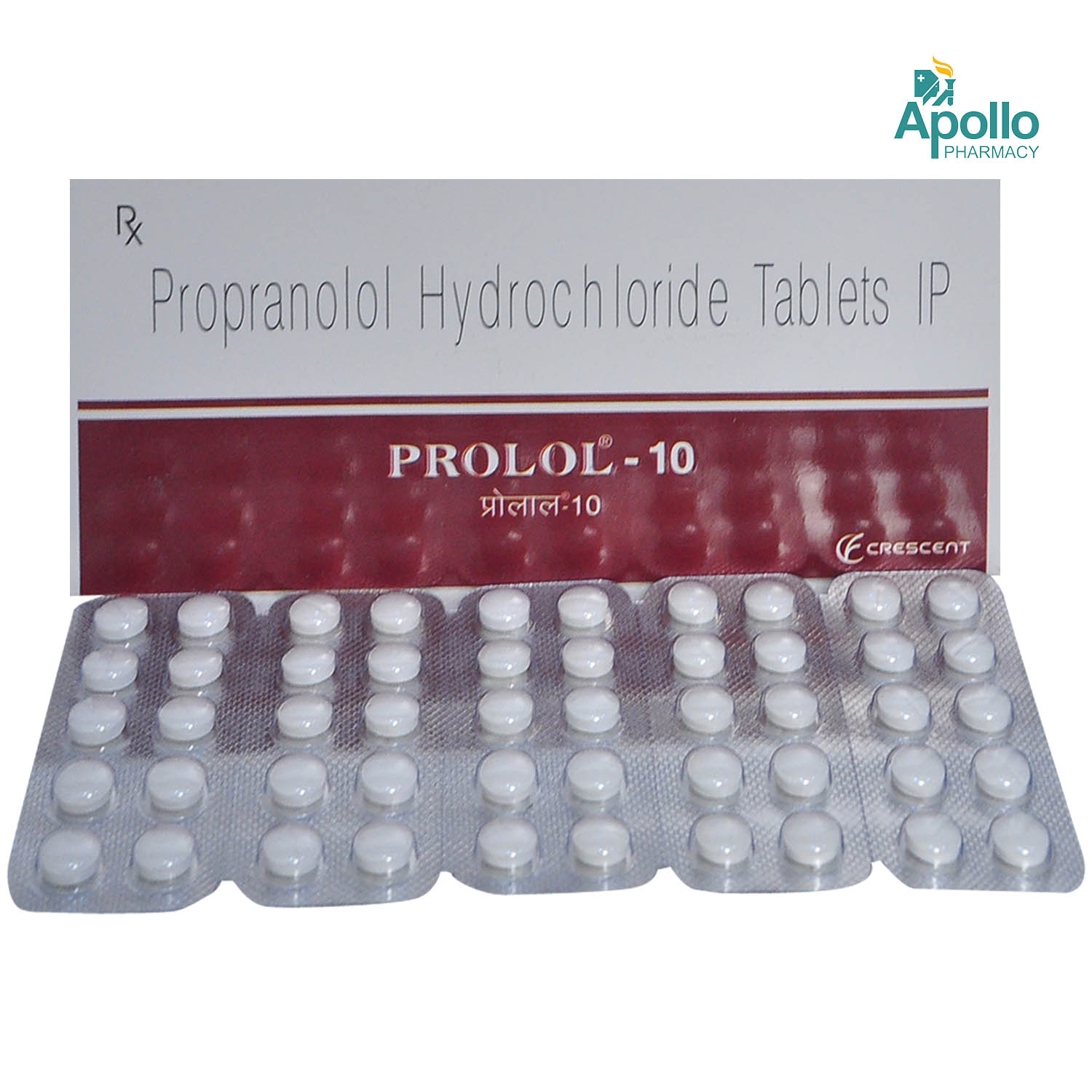 Prolol 10 Tablet 10's, Pack of 10 TabletS Prolol 10 Tablet 10's, Pack of 10 TabletS