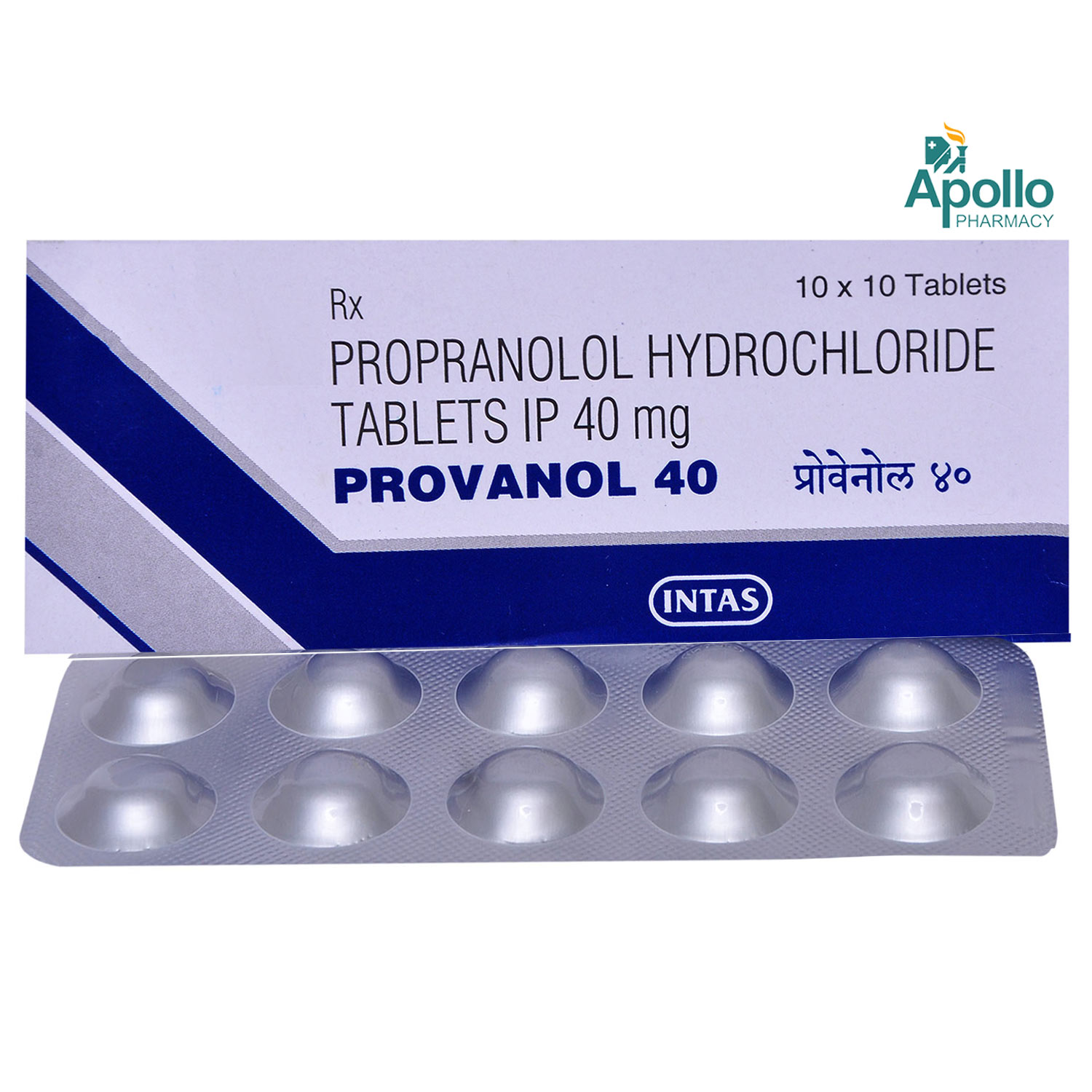 Provanol 40 Tablet 10's, Pack of 10 TABLETS Provanol 40 Tablet 10's, Pack of 10 TABLETS
