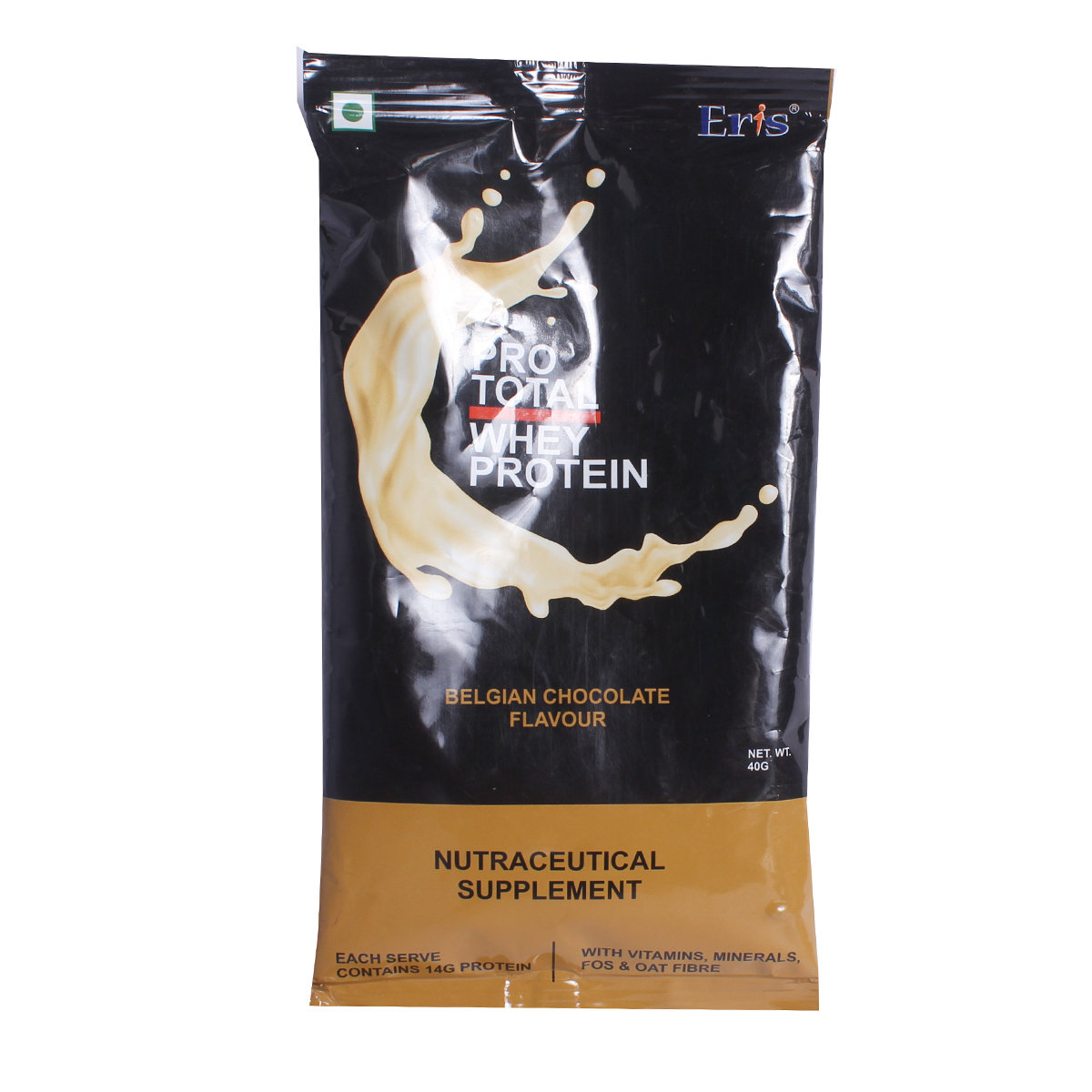 Prototal Whey Protein Belgian Chocolate Sachet 40 gm, Pack of 1 Prototal Whey Protein Belgian Chocolate Sachet 40 gm, Pack of 1