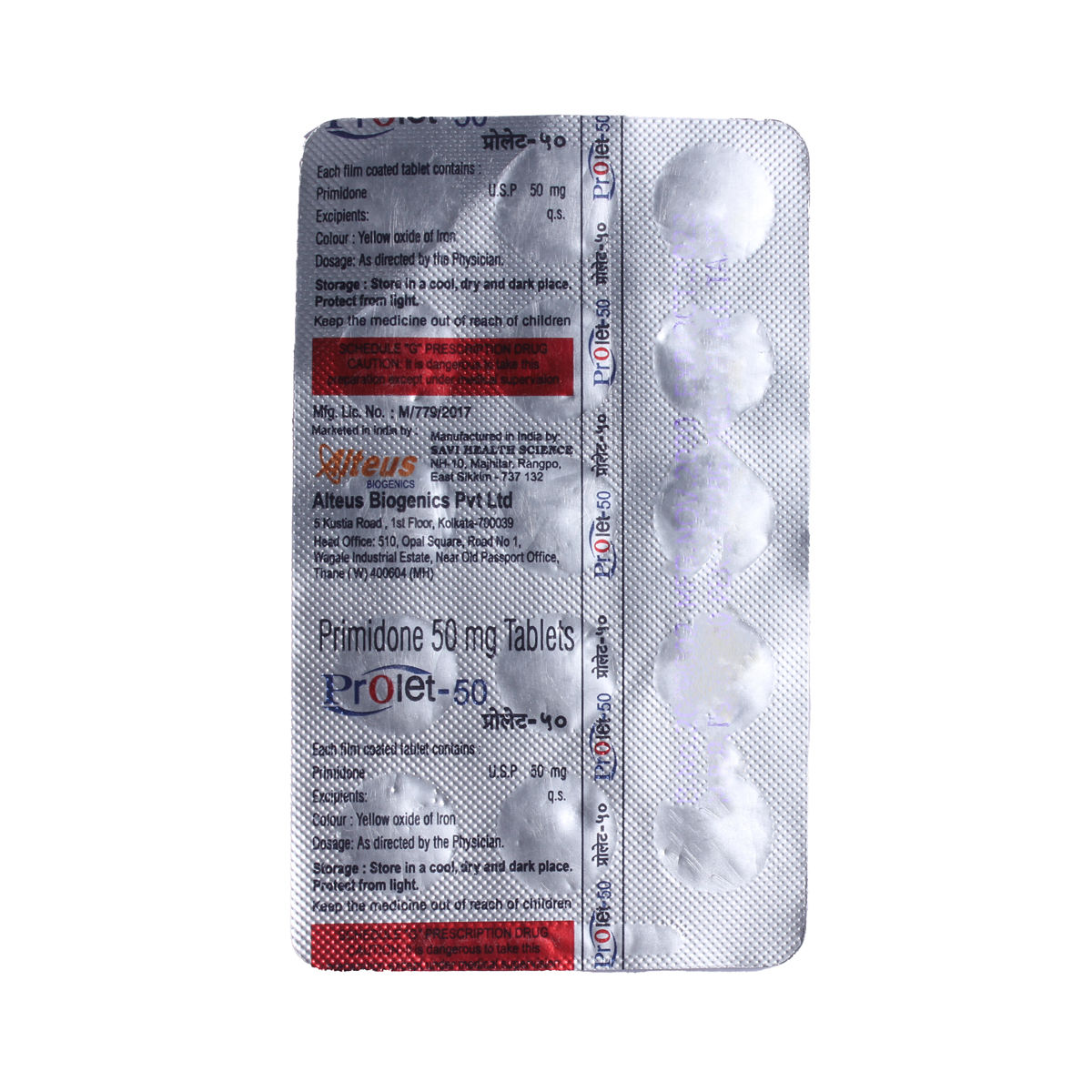 Buy Prolet-50 Tablet 15's Online