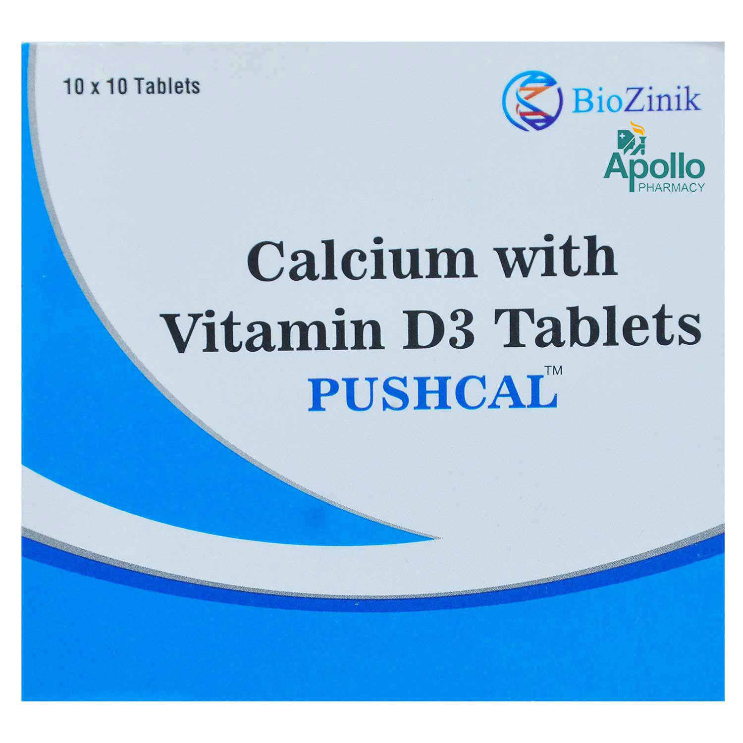 Pushcal Tablet 10's, Pack of 10 Pushcal Tablet 10's, Pack of 10